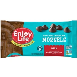 Enjoy Life Enjoy Life Dark Chocolate Dairy Free Vegan Chocolate Chips  9oz