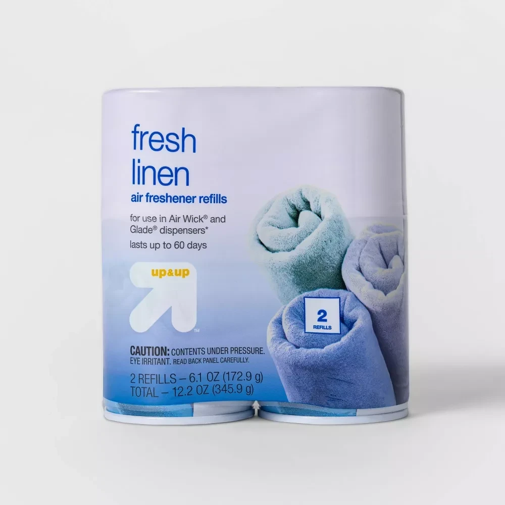 Fresh Linen Air Freshener Refill 2ct Up&Up™
