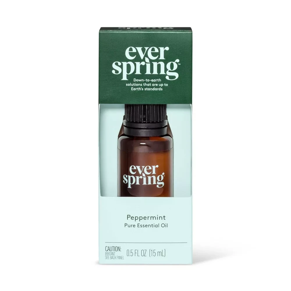 Peppermint Pure Essential Oil  0.5 fl oz  Everspring™