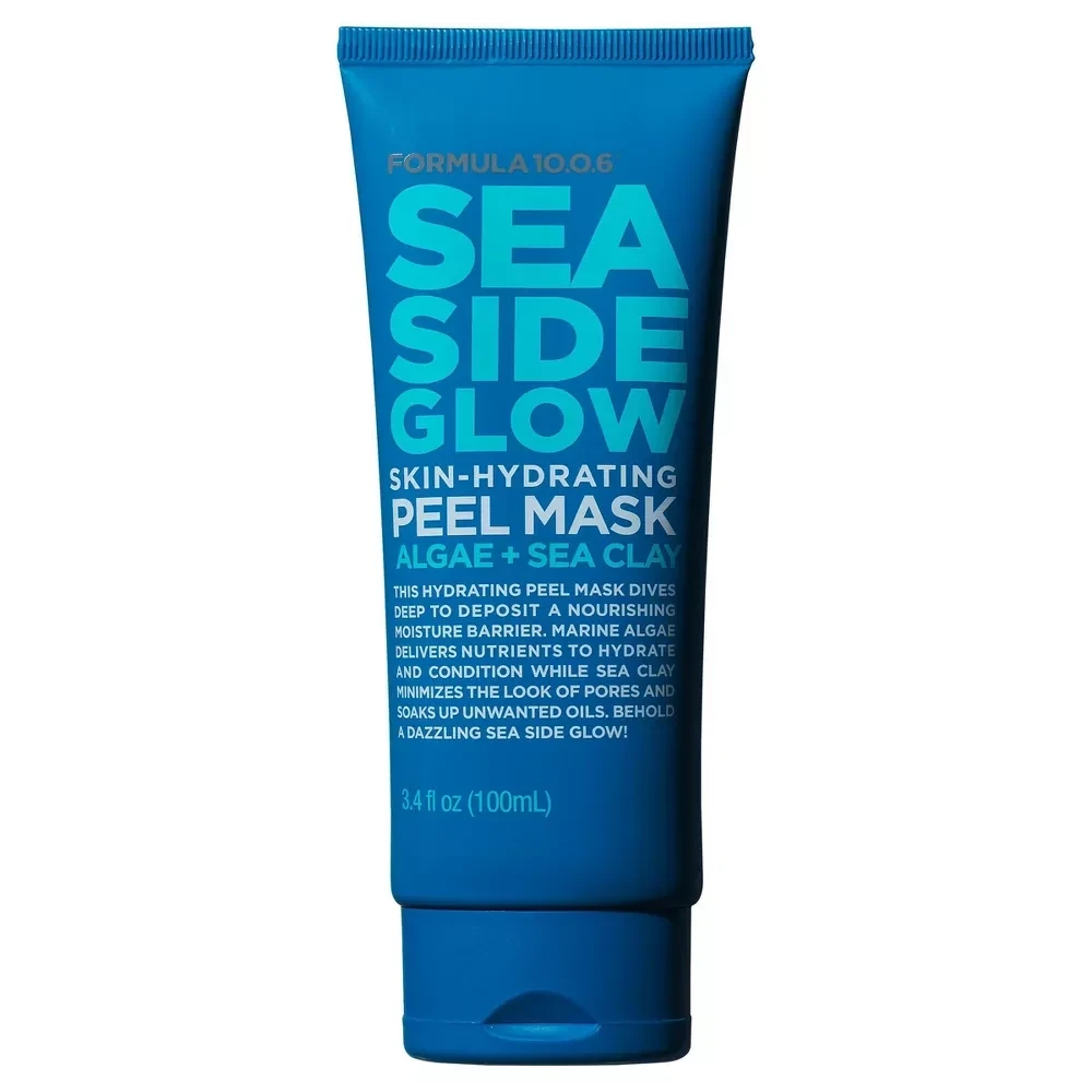 Formula 10.0.6 Sea Side Glow Skin Hydrating Peel Mask  Algae + Sea Clay  3.4 fl oz
