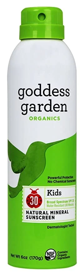 Goddess Garden Baby Mineral Sunscreen Spray, SPF 30 (2019 formulation)