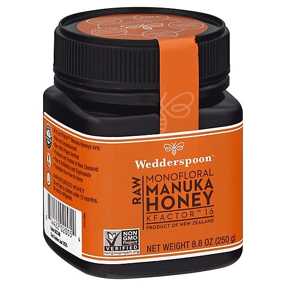Wedderspoon Raw Monofloral Manuka Honey KFactor 16 8.8oz