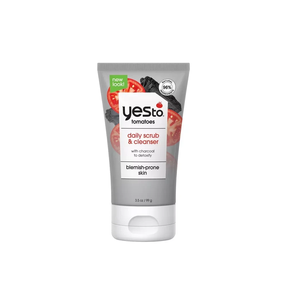 Yes To Tomatoes Charcoal Deep Cleansing Scrub  3.5 fl oz
