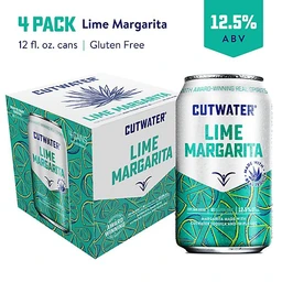 Cutwater Spirits Cutwater Spirits Lime Tequila Margarita 4pk/12 fl oz Cans