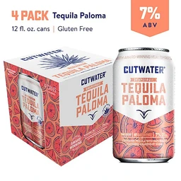 Cutwater Spirits Cutwater Spirits Grapefruit Tequila Paloma  4pk/12 fl oz Cans