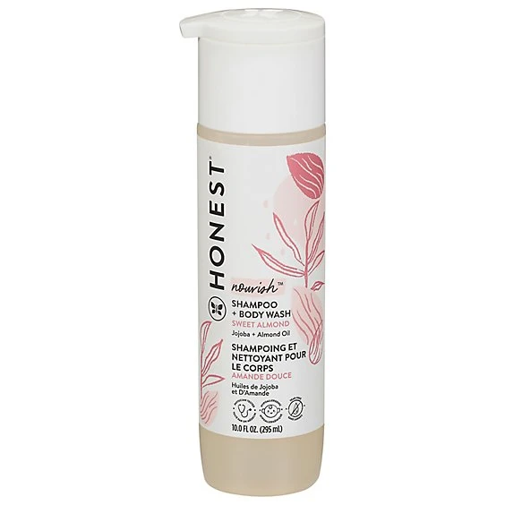 The Honest Company Gently Nourishing Shampoo & Body Wash Sweet Almond  10 fl oz