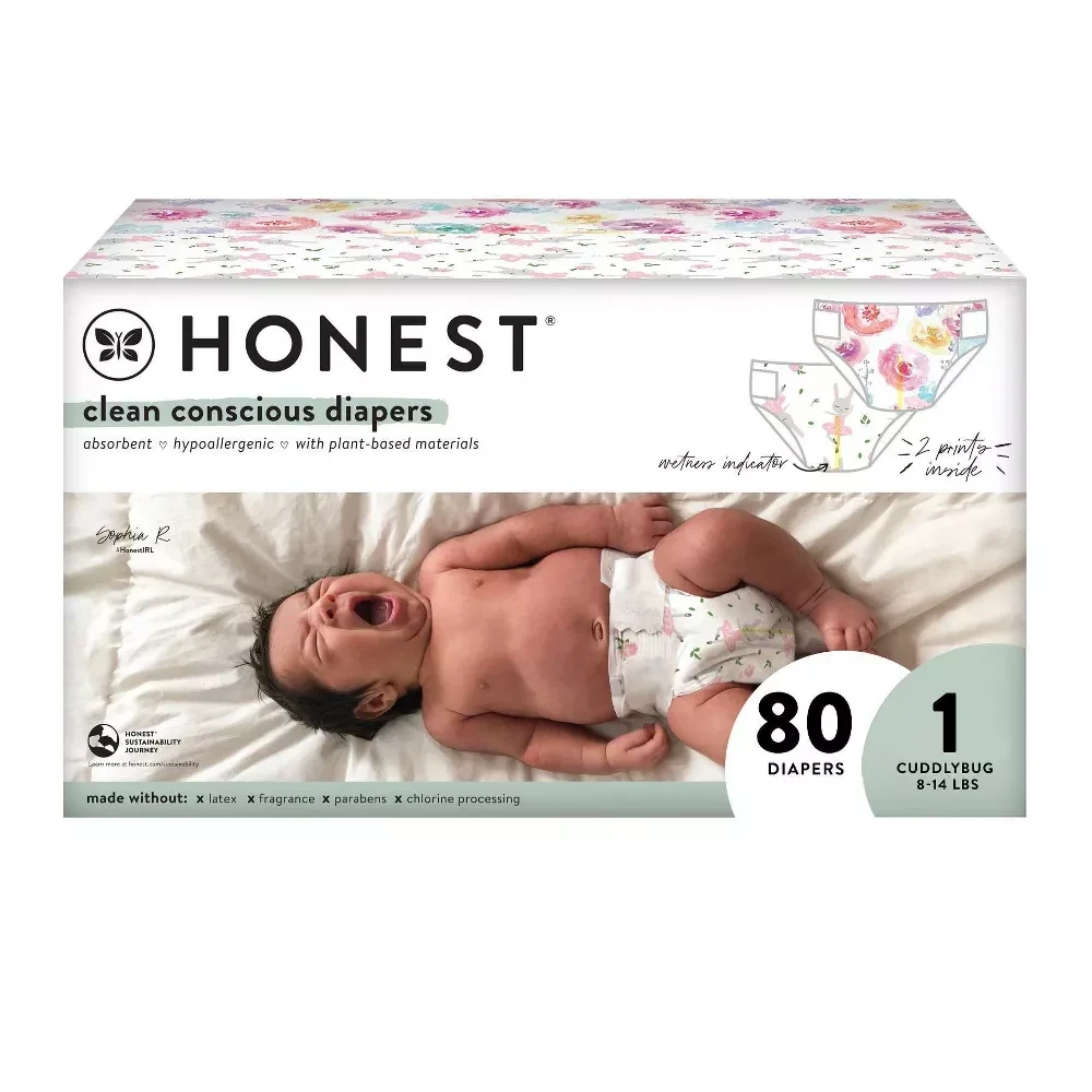 The Honest Company Disposable Diapers Size 1