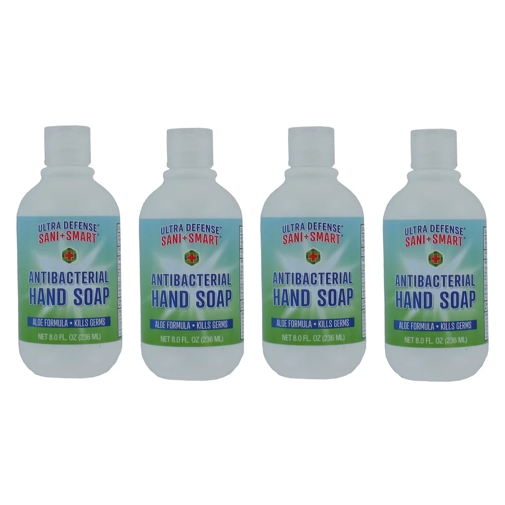 Sani Smart Ultra Defense Antibacterial Hand Soap, 8 (4 Pack)