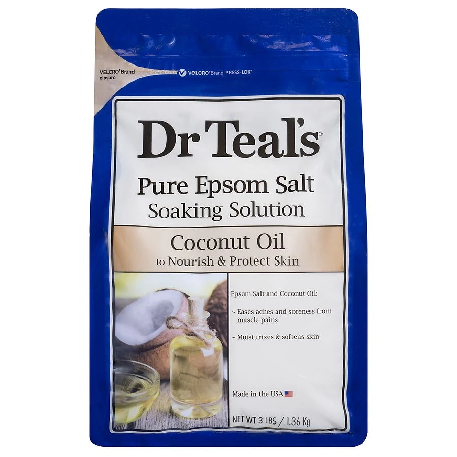 Dr Teal's Pure Epsom Salt Coconut Oil Soaking Solution