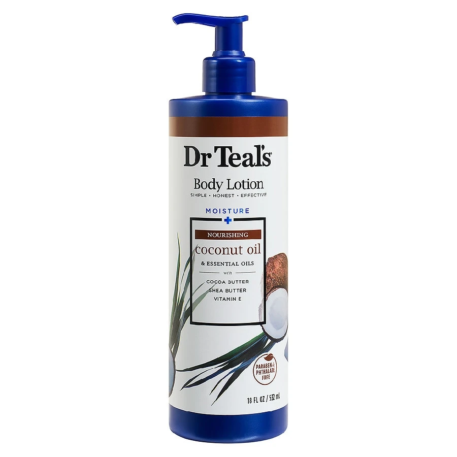 Dr Teal's Body Lotion Moisture + Nourishing Coconut Oil