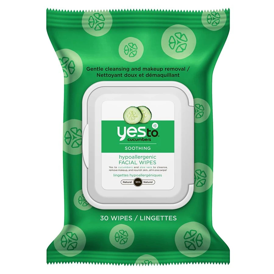 Yes to Cucumbers Hypoallergenic Facial Wipes 30ct