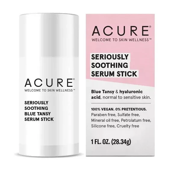 Acure Seriously Soothing Blue Tansy Serum Stick  1 fl oz