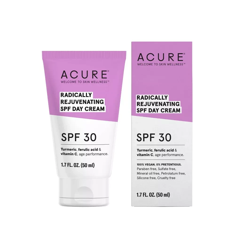 Acure Radically Rejuvenating SPF Day Cream, SPF 30