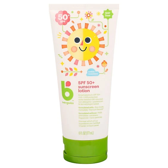 Babyganics Mineral Based Baby Sunscreen Lotion, SPF 50  6 fl oz