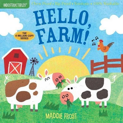 Indestructibles Hello, Farm!  (Novelty Book)
