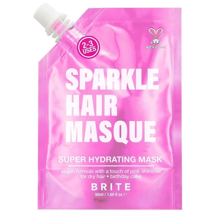 Brite Glitter Hair Mask Pink  1.69 fl oz