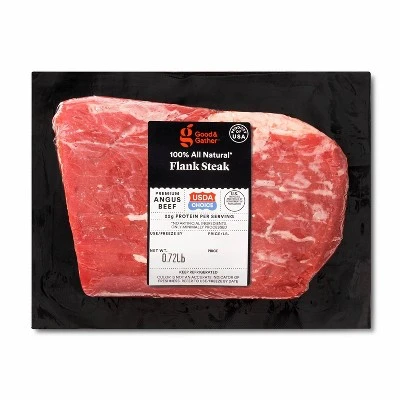 USDA Choice Angus Beef Flank Steak 0.75 1.25 lbs price per lb Good & Gather™