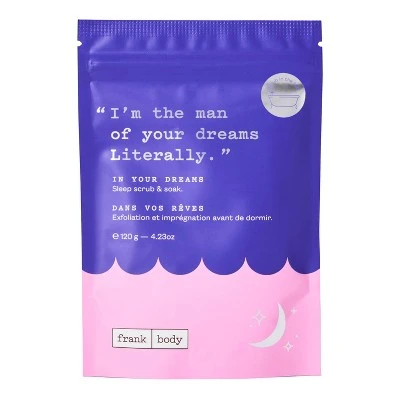 frank body In Your Dreams Sleep Scrub & Soak 4.23oz