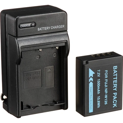 Bescor NPW126S Battery and Charger Kit for Select FUJIFILM Cameras