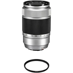 FUJIFILM FUJIFILM XC 50-230mm f/4.5-6.7 OIS II Lens with Protective Filter Kit (Silver)