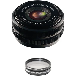 FUJIFILM FUJIFILM XF 18mm f/2 R Lens with UV Filter Kit