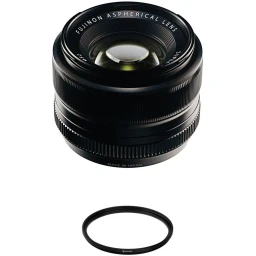 FUJIFILM FUJIFILM XF 35mm f/1.4 R Lens with UV Filter Kit