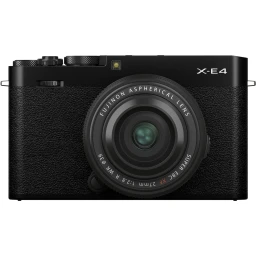 FUJIFILM FUJIFILM X-E4 Mirrorless Digital Camera with XF 27mm f/2.8 R WR Lens (Black)