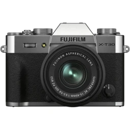 FUJIFILM FUJIFILM X-T30 II Mirrorless Digital Camera with 15-45mm Lens (Silver)