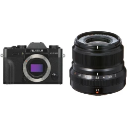 FUJIFILM FUJIFILM X-T30 Mirrorless Digital Camera with 23mm f/2 Lens Kit (Black)