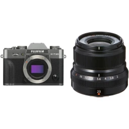 FUJIFILM FUJIFILM X-T30 Mirrorless Digital Camera with 23mm f/2 Lens Kit (Charcoal Silver)