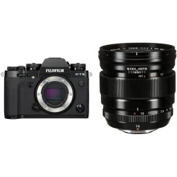 FUJIFILM FUJIFILM X-T3 Mirrorless Digital Camera with 16mm f/1.4 Lens Kit (Black)