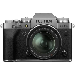 FUJIFILM FUJIFILM X-T4 Mirrorless Digital Camera with 18-55mm Lens (Silver)