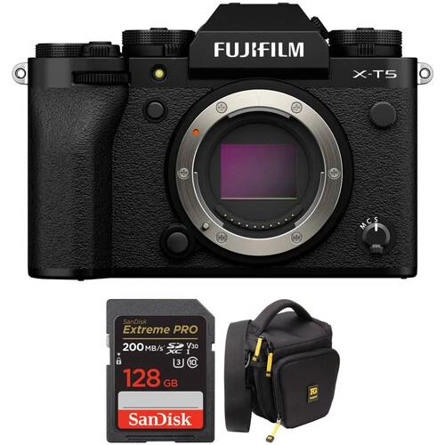 FUJIFILM X-T5 Mirrorless Camera with Accessories Kit (Black)