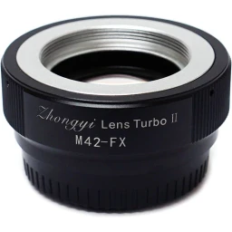 Mitakon Mitakon Zhongyi Lens Turbo Adapter V2 for Full-Frame M42 Mount Lens to Fujifilm X Mount APS-C Camera