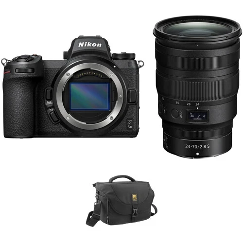 Nikon Z6 II Mirrorless Camera with 24-70mm f/2.8 Lens and Bag Kit
