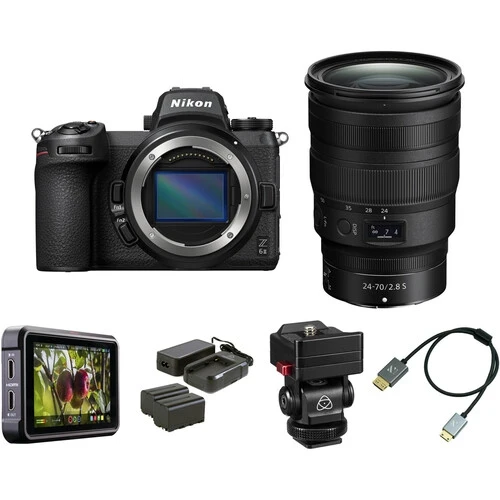 Nikon Z6 II Mirrorless Camera with 24-70mm f/2.8 Lens and Recording Kit