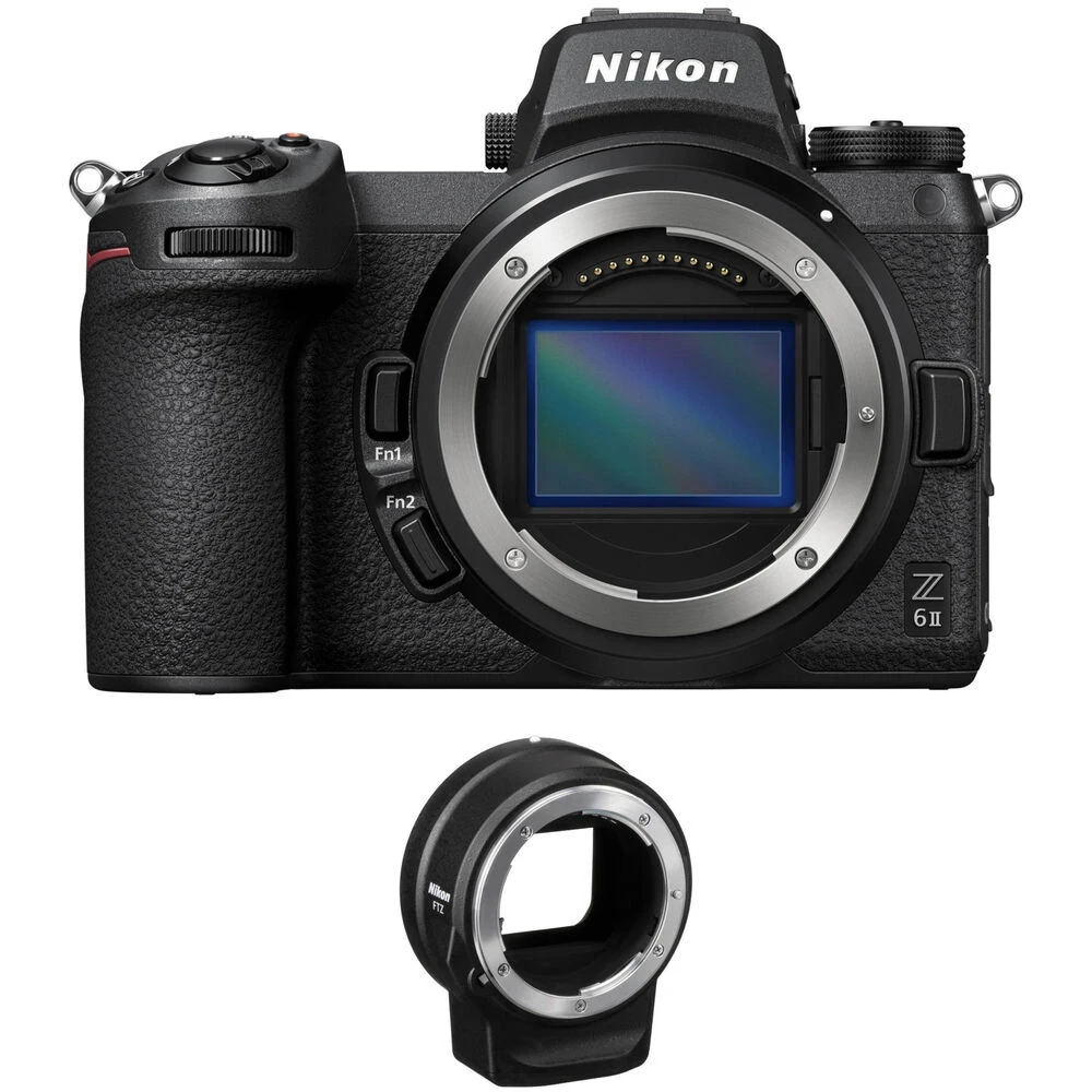 Nikon Z6II Mirrorless Digital Camera Body with FTZ Adapter Kit