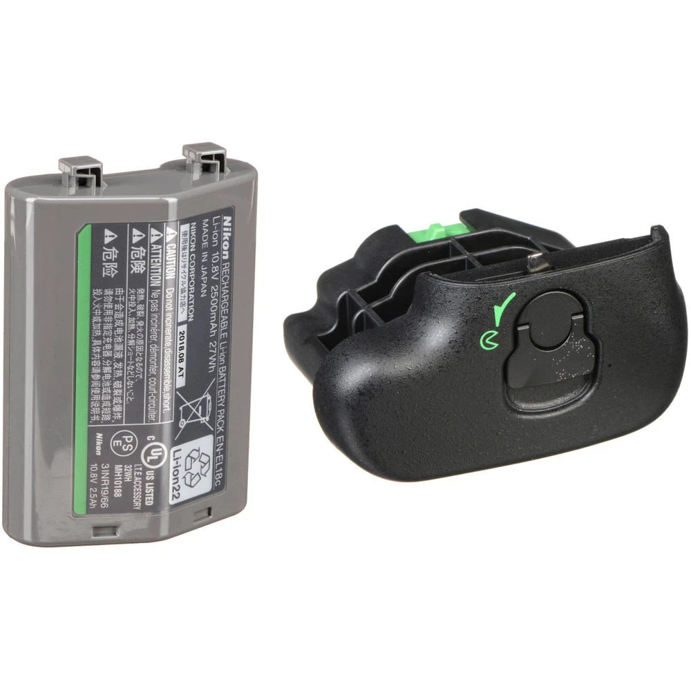 Nikon EN-EL18c Rechargeable Lithium-Ion Battery and BL-5 Cover Kit