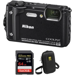 Nikon Nikon COOLPIX W300 Digital Camera with Accessory Kit (Black)
