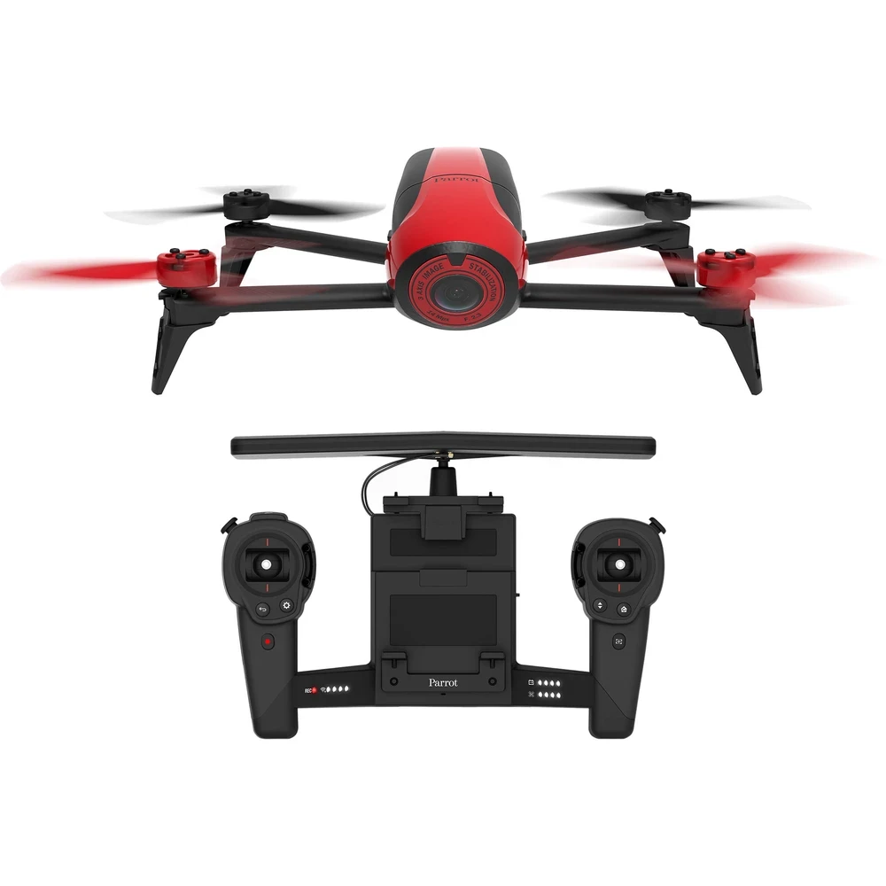 Parrot BeBop 2 Drone with Skycontroller (Red)