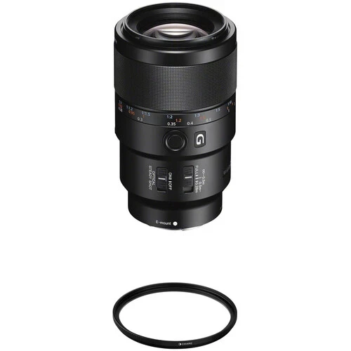 Sony FE 90mm f/2.8 Macro G OSS Lens with UV Filter Kit