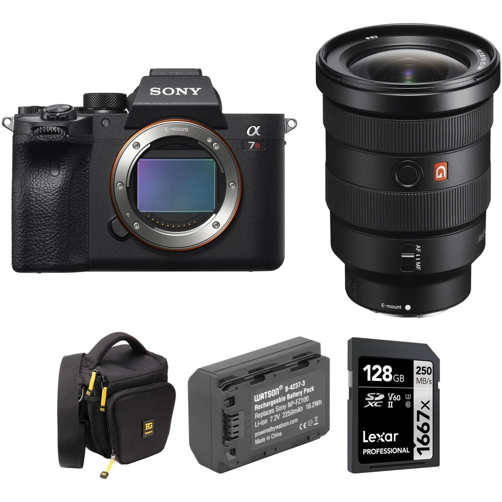 Sony Alpha a7R IVA Mirrorless Digital Camera with 16-35mm f/2.8 Lens and Accessories Kit
