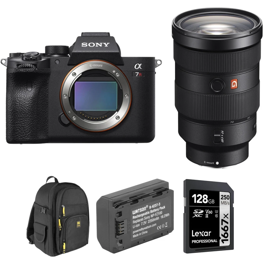 Sony Alpha a7R IVA Mirrorless Digital Camera with 24-70mm f/2.8 Lens and Accessories Kit