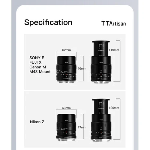 TTArtisan 40mm f/2.8 Macro Lens for Nikon Z